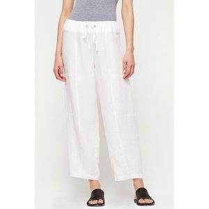 Eileen Fisher Organic Linen Drawstring Linen Pants size 2X